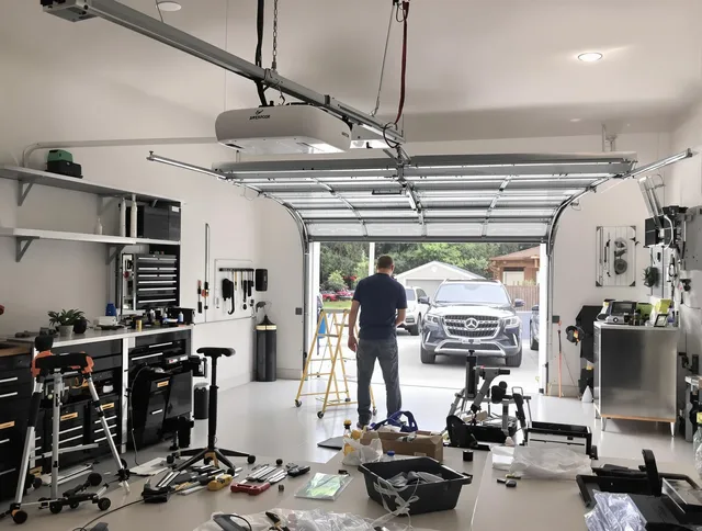 Garage door opener installation by Deerfield Beach Garage Door Repair in Deerfield Beach