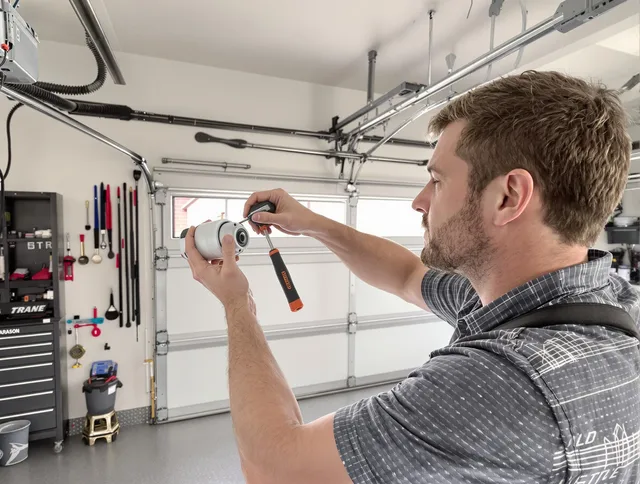 Garage door opener repair service by Deerfield Beach Garage Door Repair in Deerfield Beach