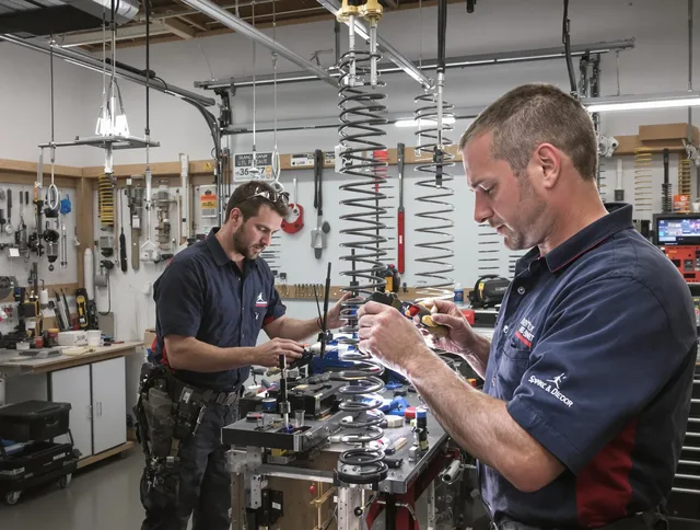 Garage door spring repair service by Deerfield Beach Garage Door Repair in Deerfield Beach